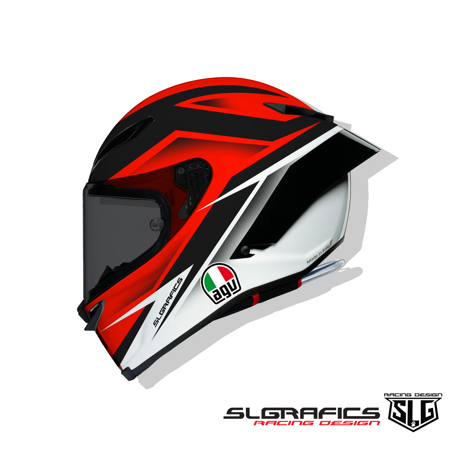 AGV Pista GPRR Ratio – SLGrafics – Helmet design, Helmet painting