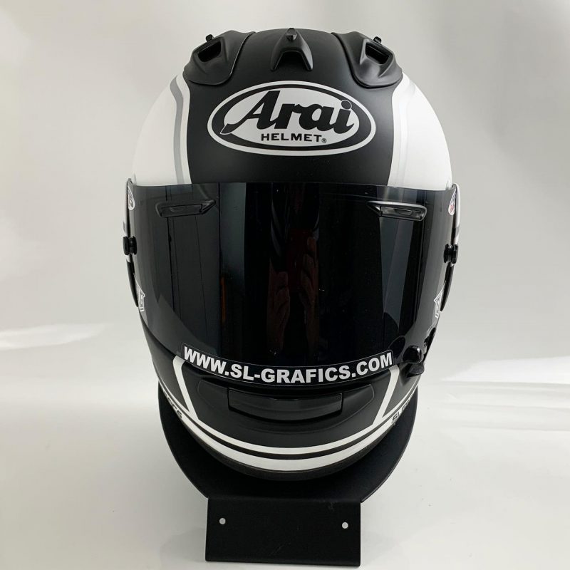 Arai RX-7v Racing Yamaha 3 – SLGrafics – Helmet design, Helmet painting ...